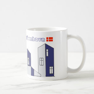 København vinduer - Kopenhagen-Fenster Kaffeetasse