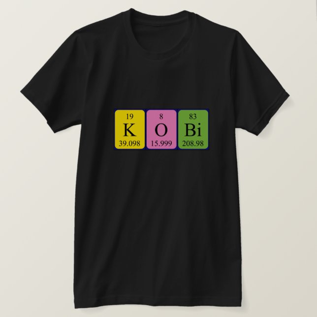 Kobi Periodenname Shirt (Design vorne)