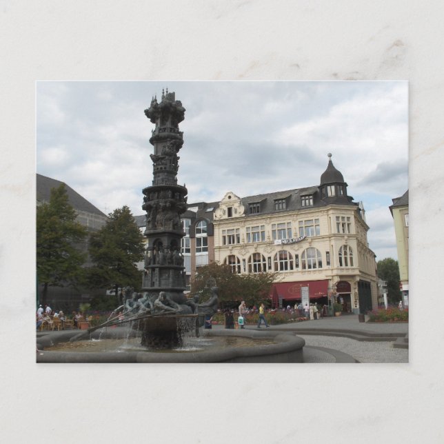Koblenz Deutschland Münsterplatz Postkarte (Vorderseite)