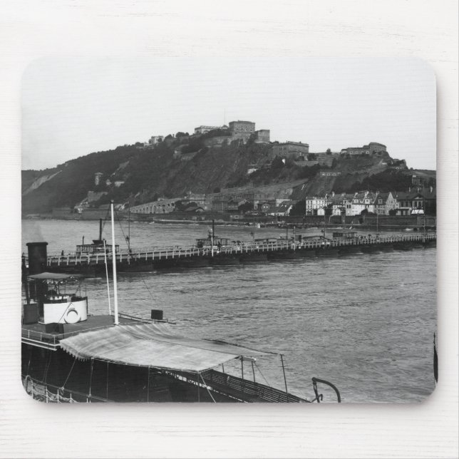 Koblenz, Ehrenbreitstein, c.1910 Mousepad (Vorne)
