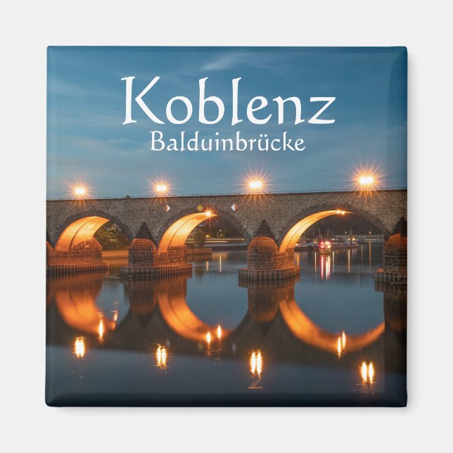 Koblenz Germany Souvenir Magnet (Vorne)