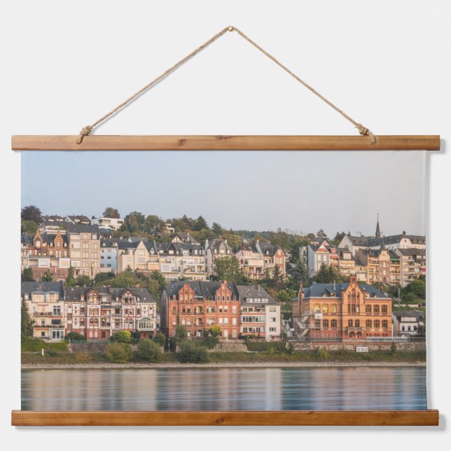 Koblenz Pfaffendorf Wandteppich Mit Holzrahmen (Vorne)