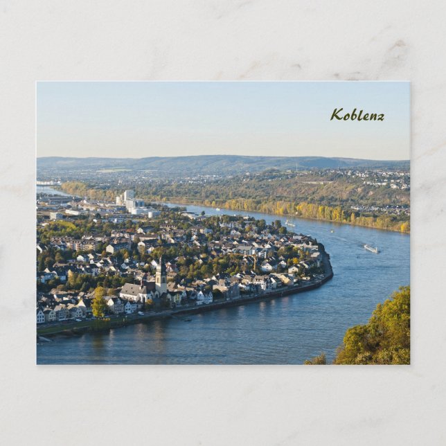 Koblenz Postkarte (Vorderseite)
