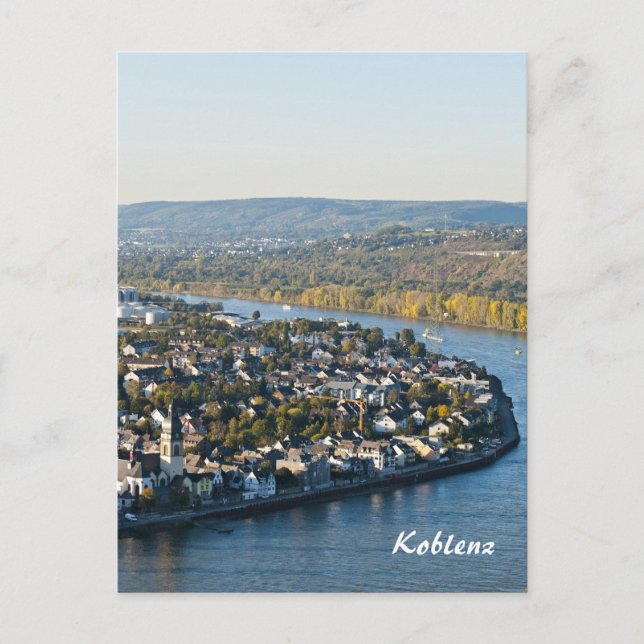 Koblenz Postkarte (Vorderseite)
