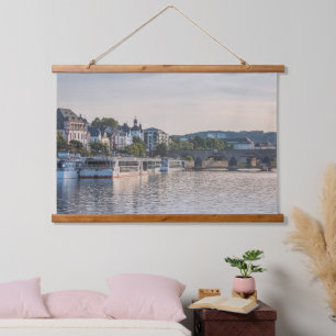 Koblenz Wandteppich Mit Holzrahmen