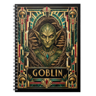 Kobold, Art Deco Mythisch Notizblock