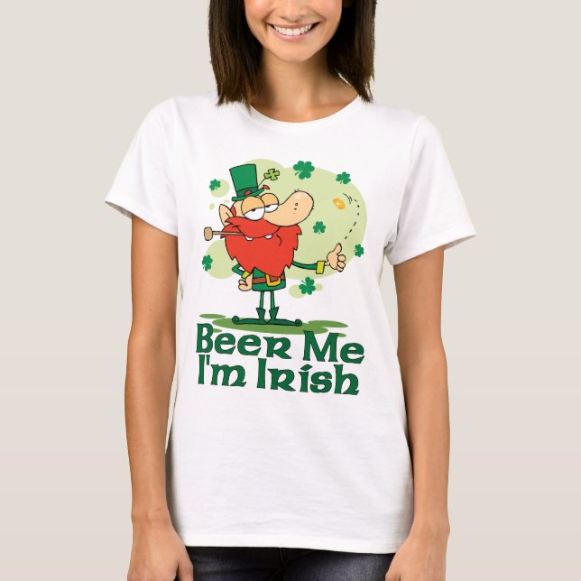 Kobold-Bier ich bin ich irisch T-Shirt (Vorderseite)