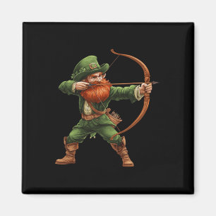 Kobold-Bogenschießen Lustiger Bogenschütze St. Pat Magnet