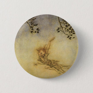 Kobold, ein Sprite durch Arthur Rackham Button
