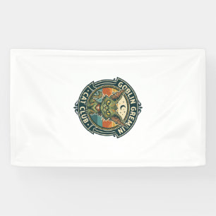 Kobold Gremlin Katze Süße Kitty Design - Kobold Gr Banner