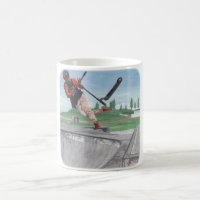 Kobold Kick Scooter Tricks Fantasy Art Kaffee Tass