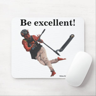 Kobold Kick Scooter Tricks Fantasy Art Mouse Pad Mousepad