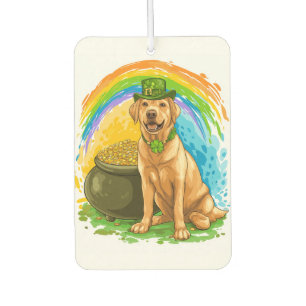 Kobold Labrador � St. Patrick�s Day Hund Autolufterfrischer