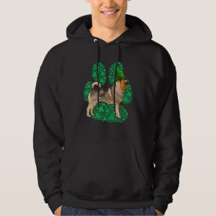 Kobold Norwegischer Elchhund St. Patrick's Day Tal Hoodie