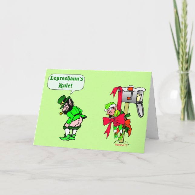 Kobold-Regelkarten Feiertagskarte (Vorderseite)