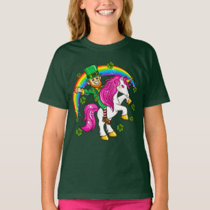 Kobold-ReitEinhorn St. Patricks Tages T-Shirt