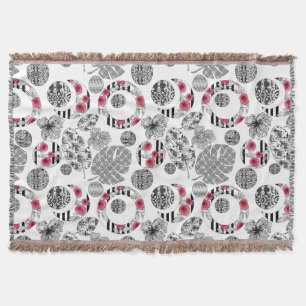 Kobold, Rot und Schwarz, Quilt, Patchwork Decke