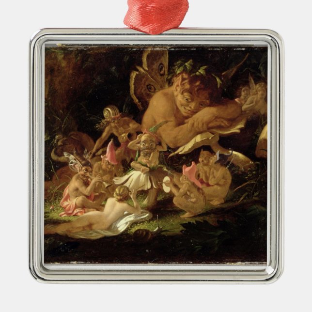 Kobold und Feen, von 'einem Dream der Silbernes Ornament (Vorne)