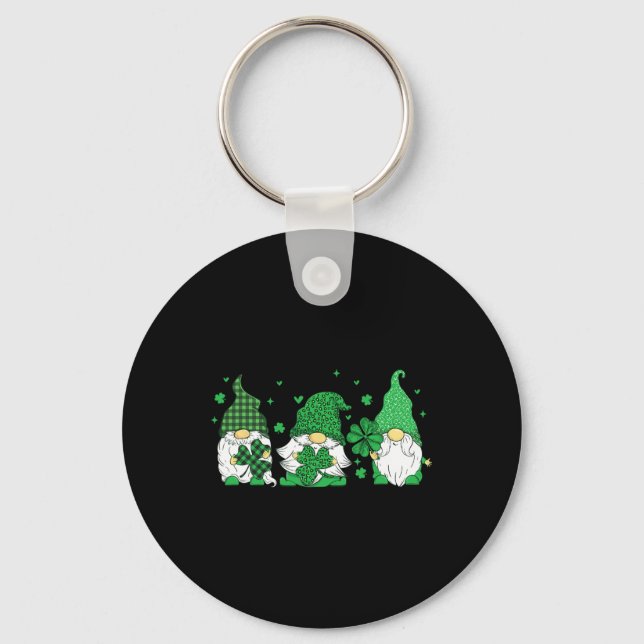Kobolde - Irisches Erbe St. Patricks Tag Iris Schlüsselanhänger (Vorderseite)