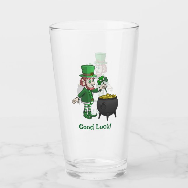 Kobolde viel Glück Glas (Vorderseite)