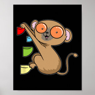 Koboldmaki Boulderingkletterer Kletterer Boulderer Poster