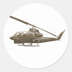Kobra AH-1 Runder Aufkleber