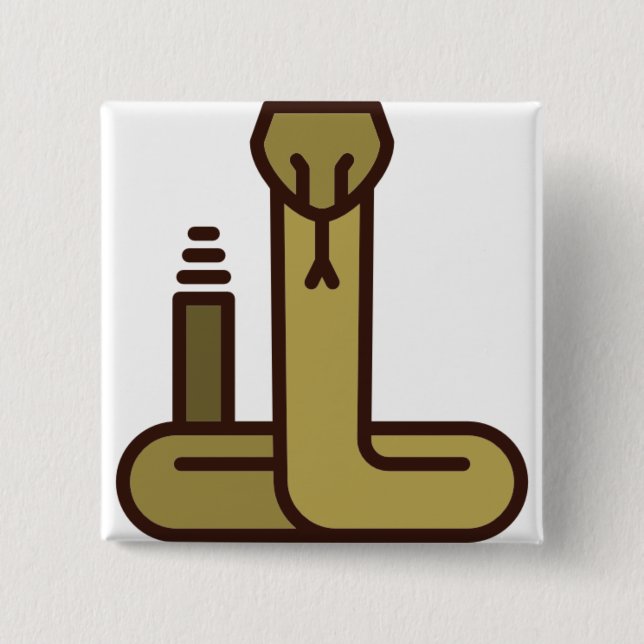 Kobra Button (Vorderseite)