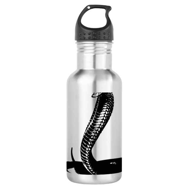 Kobra Edelstahlflasche (Vorderseite)