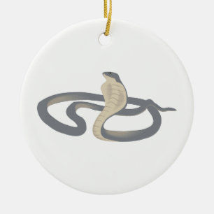Kobra Keramik Ornament