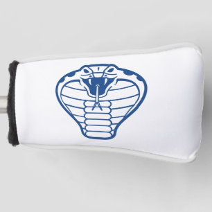 Kobra-Schlange Blaue Illustration Tiere König Golf Headcover