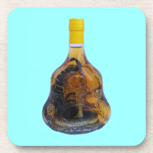 Kobra-Schlange gegen Skorpions-Whisky… Yadong La Untersetzer