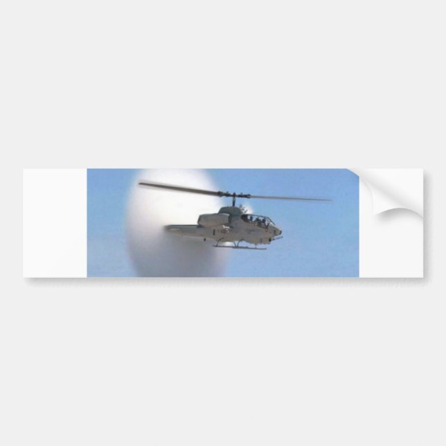 Kobrahubschrauber Autoaufkleber (Vorne)