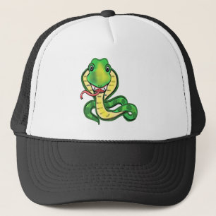Kobraschlangenreptil-Tierkunst Truckerkappe
