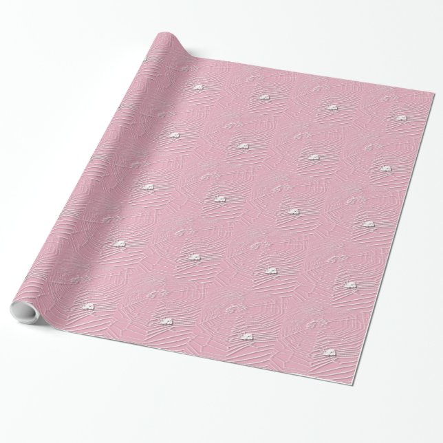 Kobrenne und weiße Spinnen Geschenkpapier (Ungerollt)