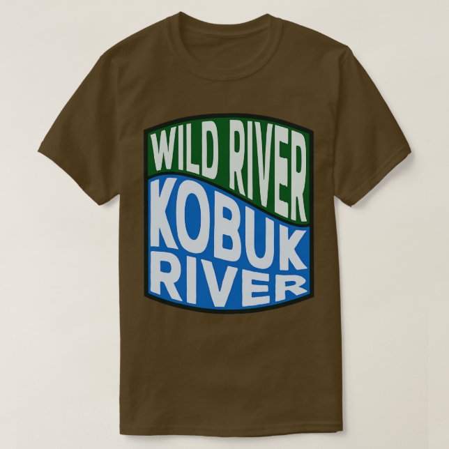 Kobuk River Wild River Wave TShirt (Design devant)