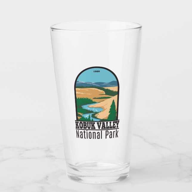 Kobuk Tal Nationalpark Alaska Vintag Glas (Vorderseite)