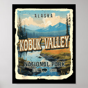 Kobuk Valley Nationalpark Alaska Wandern Camping Poster