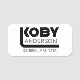 Koby Name Tag Namensschild
