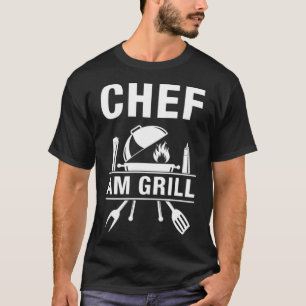 Koch Am Grill Barbecue Party Grillvogel lustig T-Shirt