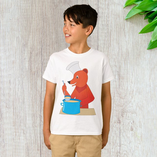 Koch Bear Cooking Soun Fun Animal Kitchen T-Shirt (Von Creator hochgeladen)