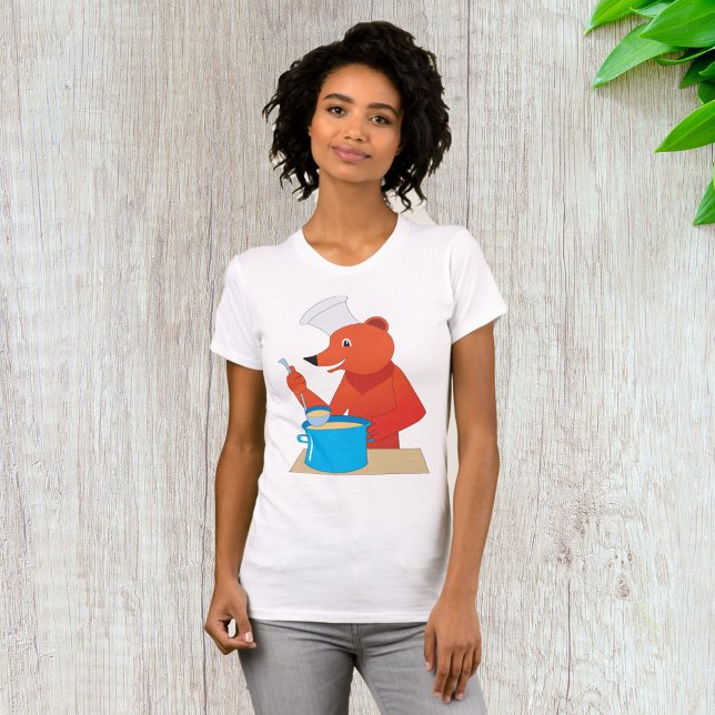 Koch Bear Cooking Soun Fun Animal Kitchen T-Shirt (Von Creator hochgeladen)