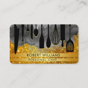 Koch Black Gold Catering Kitchtools Personal Bu Visitenkarte