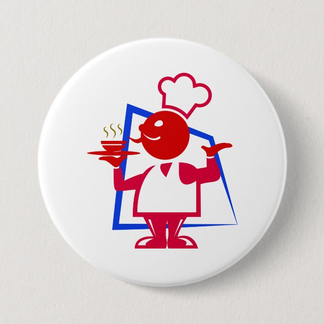 Koch Button (Vorderseite)