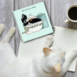 Koch Cat Blue Notizbuch