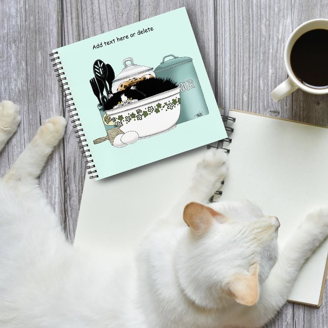 Koch Cat Blue Notizbuch (Von Creator hochgeladen)