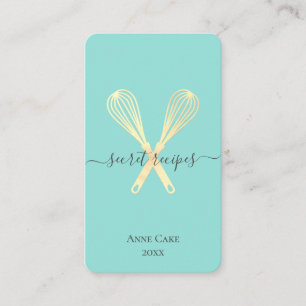 Koch Caterer Editable Qr-Code Visitenkarte