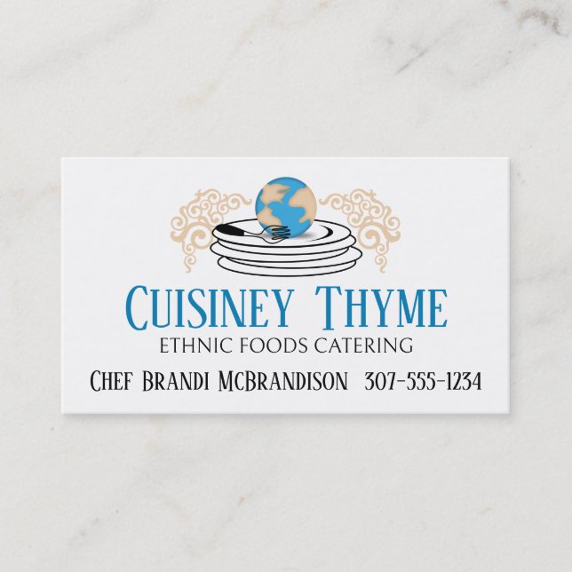 Koch Catering Business Cards Visitenkarte (Vorderseite)