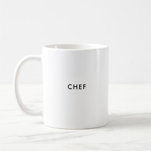 Koch | Chef | Tasse für den französischen Kaffee (Links)
