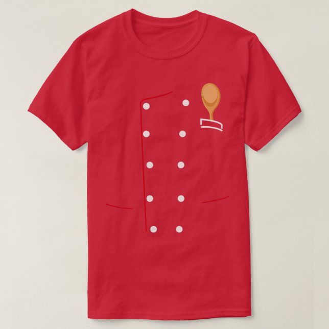 Koch Coat Koch Uniform Jacket Culin T-Shirt (Design vorne)
