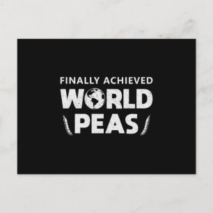 Koch Cook Cooking schließlich erreicht Welt Peas G Postkarte